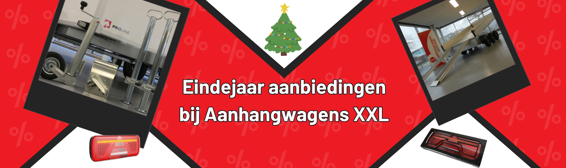 Eindejaar aanbiedingen aanhangers bij Aanhangwagens XXL West Brabant